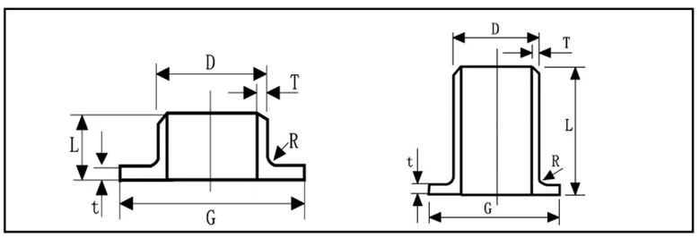Bulklap joint stub end